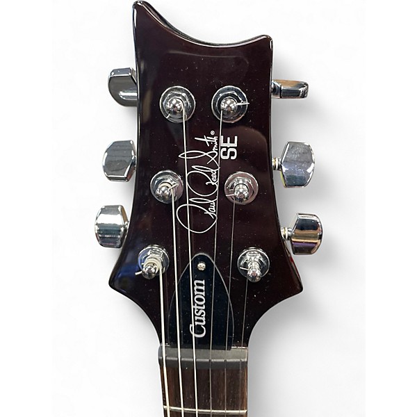 Used PRS SE Custom 24 Amber Solid Body Electric Guitar