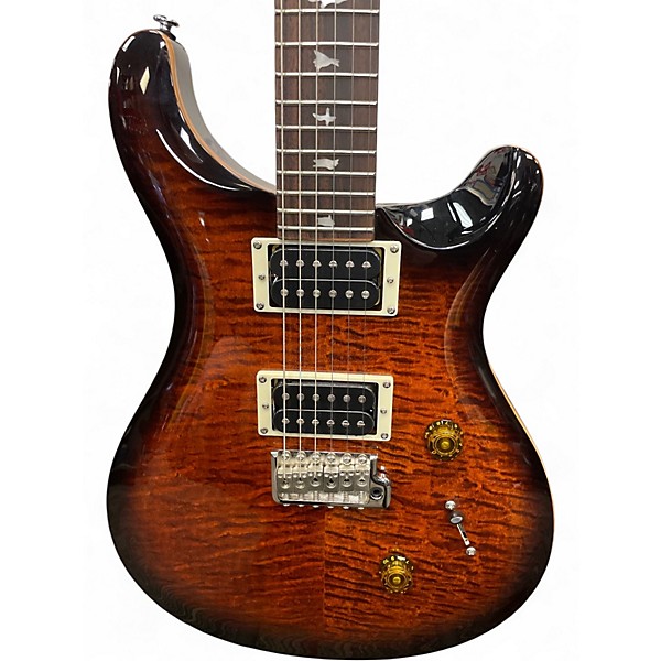 Used PRS SE Custom 24 Amber Solid Body Electric Guitar