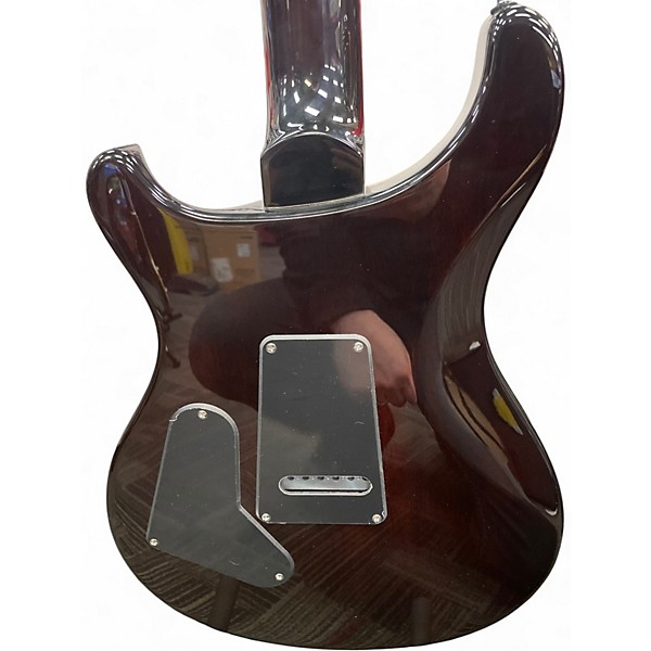 Used PRS SE Custom 24 Amber Solid Body Electric Guitar