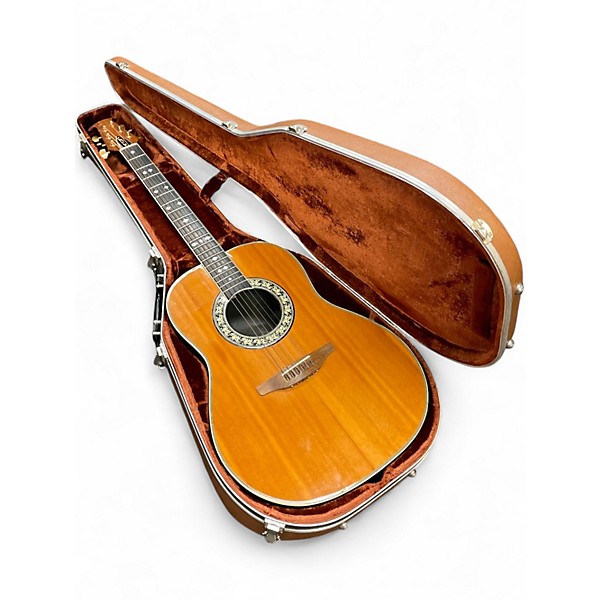 Vintage 1970s Ovation Glen Campbell Natural Acoustic Guitar