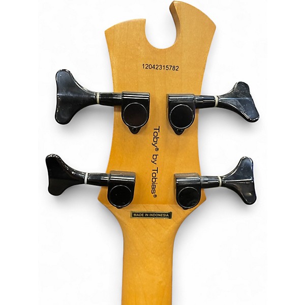 Used Tobias Toby Deluxe IV Red Electric Bass Guitar