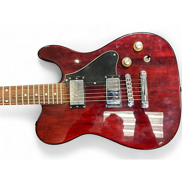 Used G&L Tribute ASAT Deluxe Red Solid Body Electric Guitar