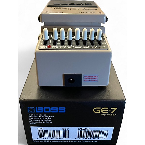 Used BOSS GE7 Equalizer Pedal