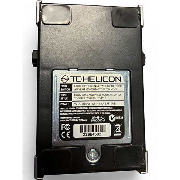 Used 2020s TC Helicon Talk Box Synth Pedal