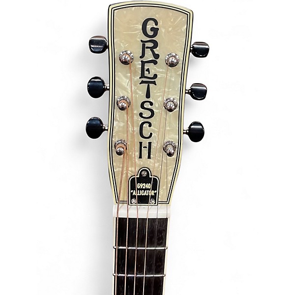 Used Gretsch Guitars G9240 Alligator Biscuit Round Neck 2 Color Sunburst Resonator Guitar