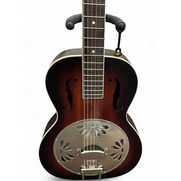 Used Gretsch Guitars G9240 Alligator Biscuit Round Neck 2 Color Sunburst Resonator Guitar