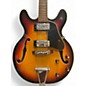 Vintage 1970s Univox Coily 3 Color Sunburst Hollow Body Electric Guitar