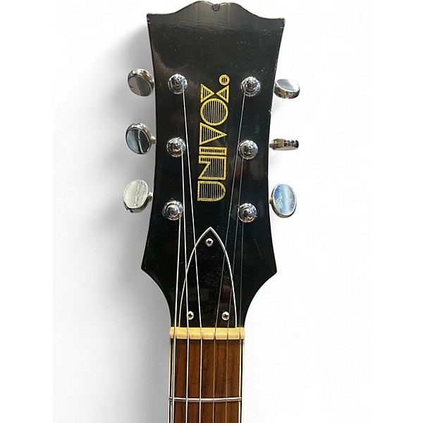 Vintage 1970s Univox Coily 3 Color Sunburst Hollow Body Electric Guitar