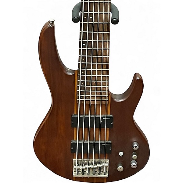 Used ESP LTD D6 6 String Walnut Electric Bass Guitar