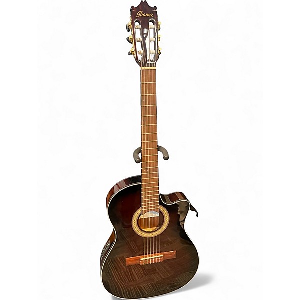 Used Ibanez GA35TCE-DVS DARK VIOLIN Acoustic Electric Guitar