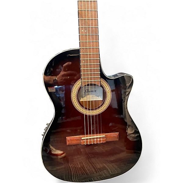 Used Ibanez GA35TCE-DVS DARK VIOLIN Acoustic Electric Guitar