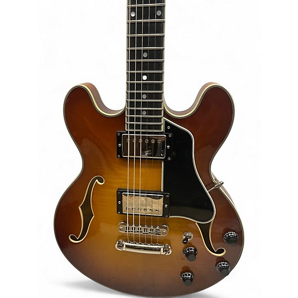 Used Eastman T484-GB GOLD BURST Hollow Body Electric Guitar