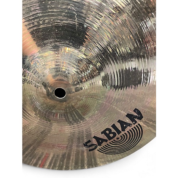 Used SABIAN 14in AA Medium Hi Hat Pair Brilliant Cymbal
