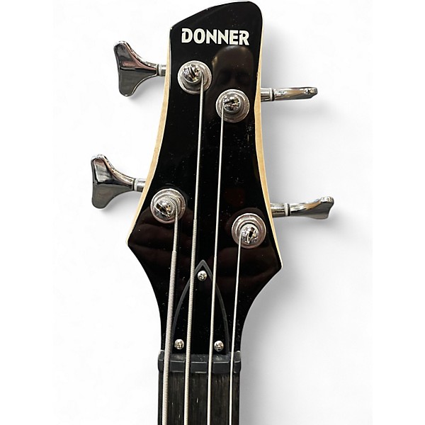 Used Donner DPJ 100 2 Color Sunburst Electric Bass Guitar