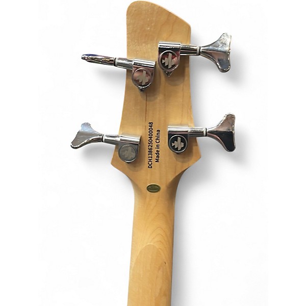 Used Donner DPJ 100 2 Color Sunburst Electric Bass Guitar