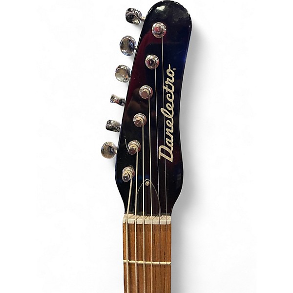 Used Danelectro 56 baritone black Hollow Body Electric Guitar