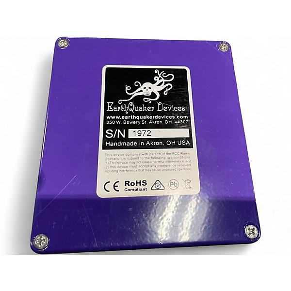 Used EarthQuaker Devices Pyramids Stereo Flanging Device Effect Pedal