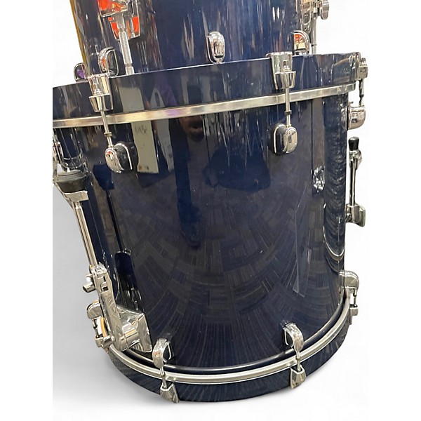 Used TAMA 7 Piece Starclassic Performer Indigo Blue Lacquer Drum Kit
