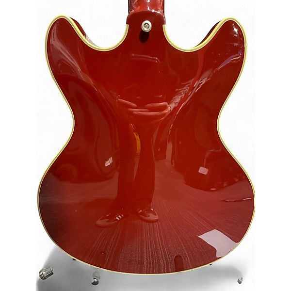 Used D'Angelico EX-DC/SP Trans Crimson Red Hollow Body Electric Guitar