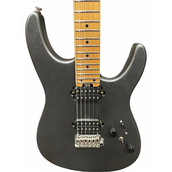 Used Eart STANDARD GUITAR BLACK Solid Body Electric Guitar