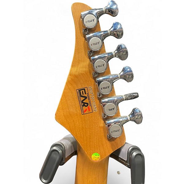 Used Eart STANDARD GUITAR BLACK Solid Body Electric Guitar