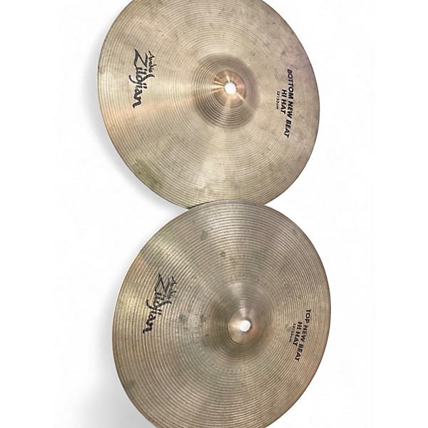 Used Zildjian 13in New Beat Hi Hat Pair Cymbal