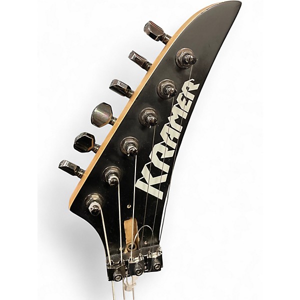 Used 2011 Kramer nite v Black Solid Body Electric Guitar