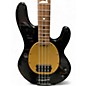 Used Sterling by Music Man Pete Wentz Artist Series StingRay Black and Gold Electric Bass Guitar