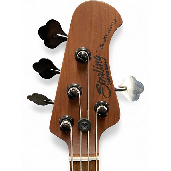 Used Sterling by Music Man Pete Wentz Artist Series StingRay Black and Gold Electric Bass Guitar