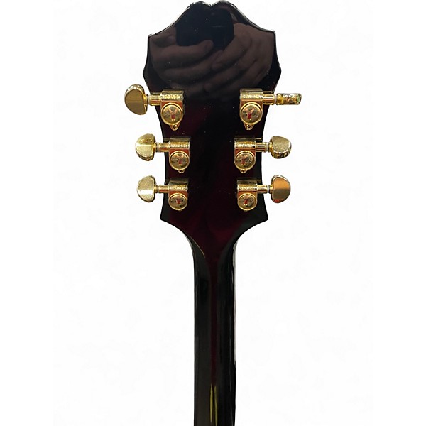 Used Epiphone Sheraton II Left Handed Tobacco Sunburst Hollow Body Electric Guitar