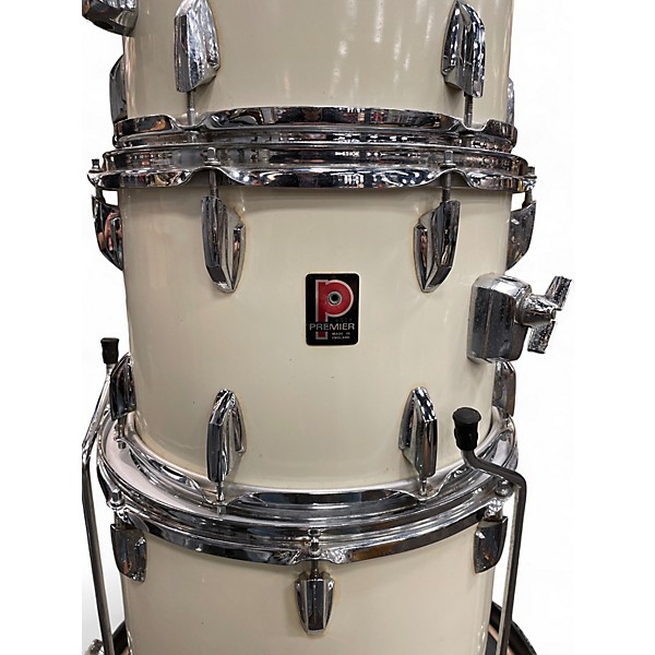 Used Premier 4 Piece Outfit White Drum Kit