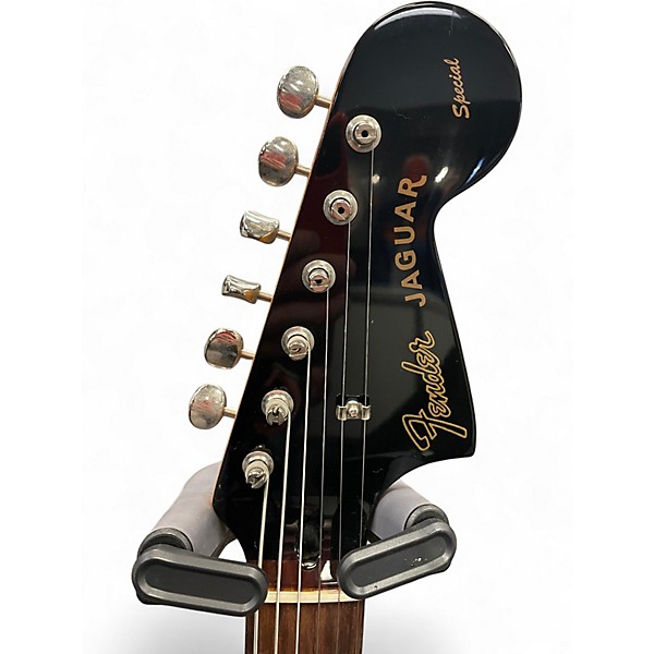 Used 2008 Fender Classic Player Jaguar Special HH Black Solid Body Electric Guitar