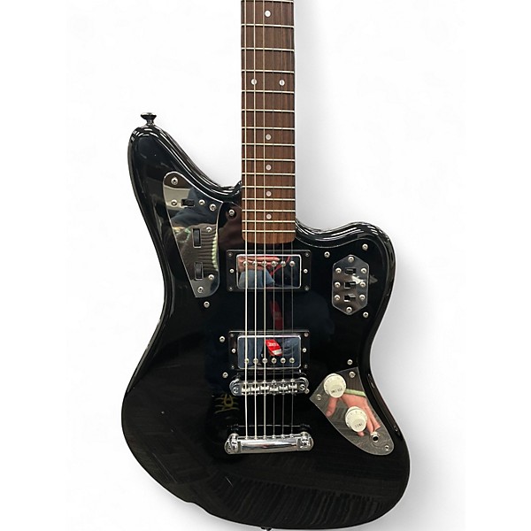 Used 2008 Fender Classic Player Jaguar Special HH Black Solid Body Electric Guitar