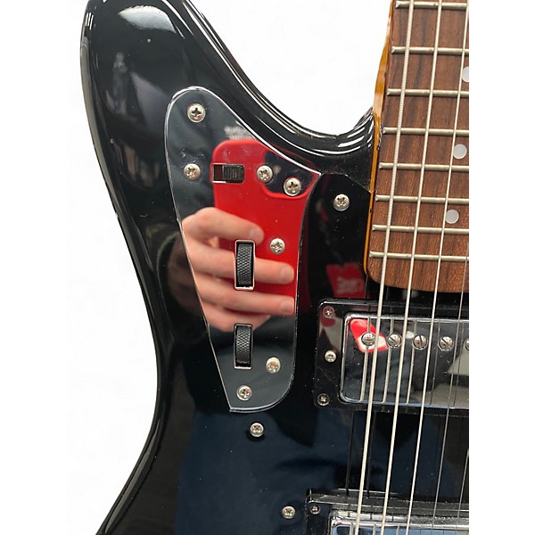 Used 2008 Fender Classic Player Jaguar Special HH Black Solid Body Electric Guitar