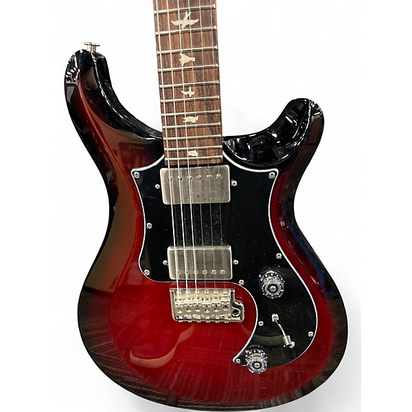 Used PRS S2 Standard 24 SCARLET SUNBURST Solid Body Electric Guitar