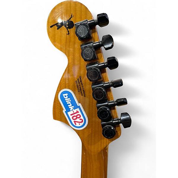 Used Fender Tom Delonge Starcaster Classic White Hollow Body Electric Guitar