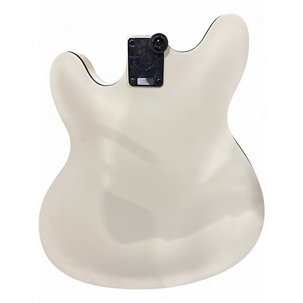 Used Fender Tom Delonge Starcaster Classic White Hollow Body Electric Guitar