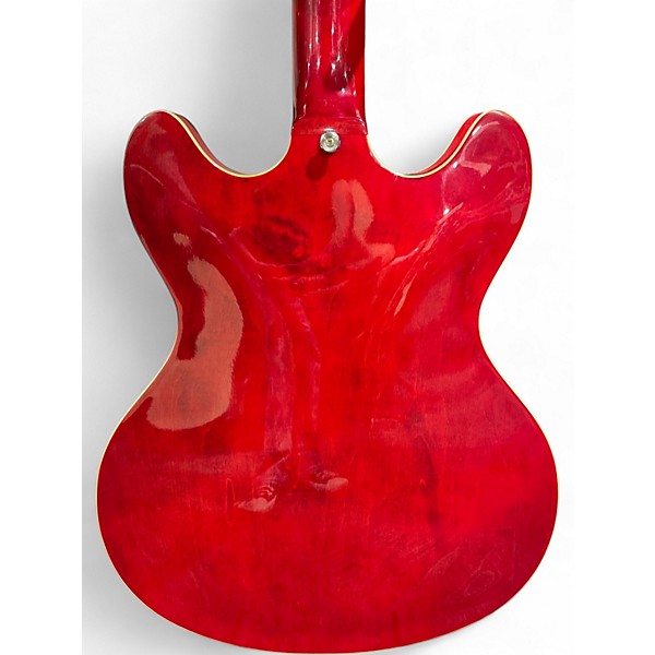 Used Washburn HB30 Red Hollow Body Electric Guitar