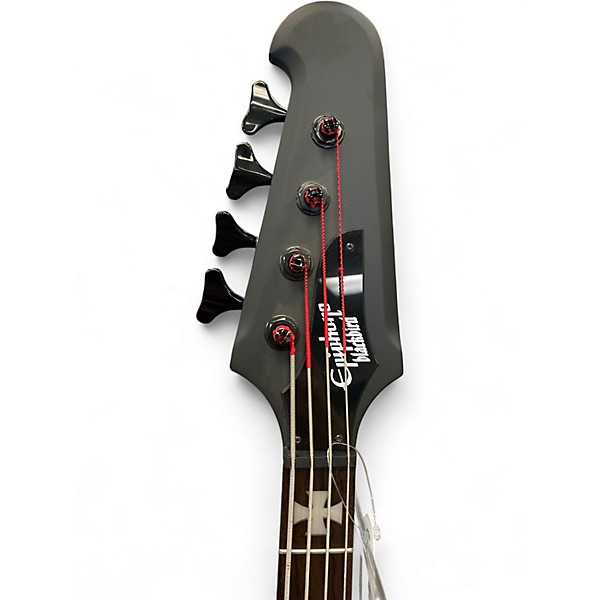 Used Epiphone Nikki Sixx Signature Blackbird Black Electric Bass Guitar