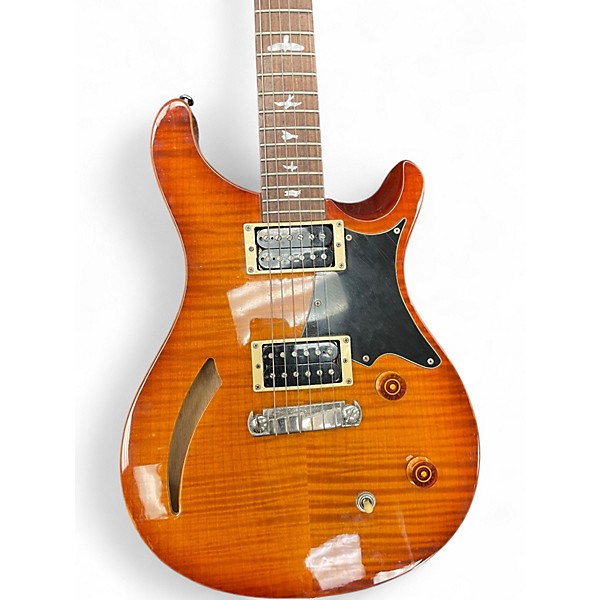 Used PRS SE Custom 22 Semi-Hollowbody Sunburst Hollow Body Electric Guitar