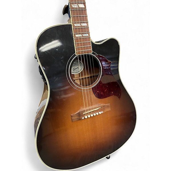 Used Gibson Hummingbird Pro Sunburst Acoustic Electric Guitar