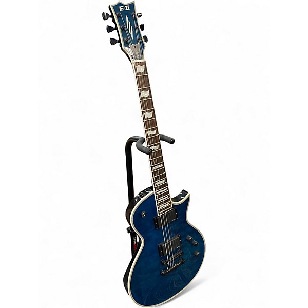 Used ESP E-II Eclipse Blue Fade Solid Body Electric Guitar