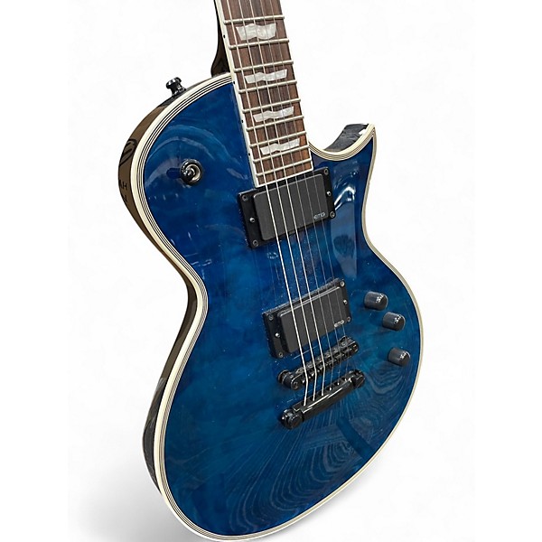 Used ESP E-II Eclipse Blue Fade Solid Body Electric Guitar