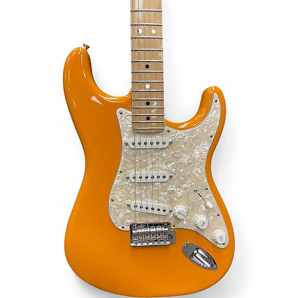 Used Fender Player Stratocaster Capri Orange Solid Body Electric Guitar