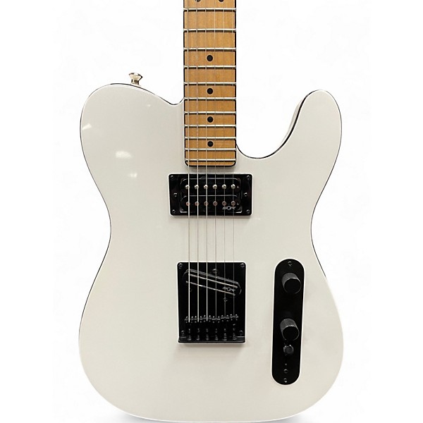 Used Squier Contemporary Telecaster RH White Solid Body Electric Guitar