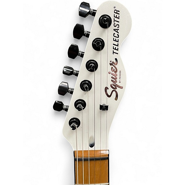 Used Squier Contemporary Telecaster RH White Solid Body Electric Guitar