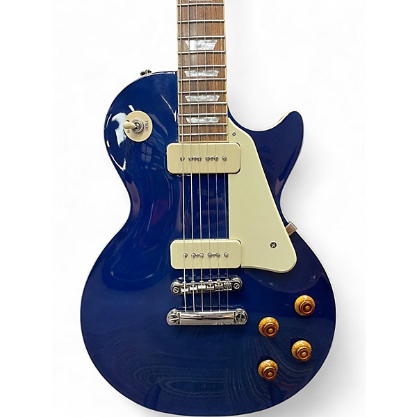 Used Epiphone 56 LES PAUL PRO Blue Solid Body Electric Guitar