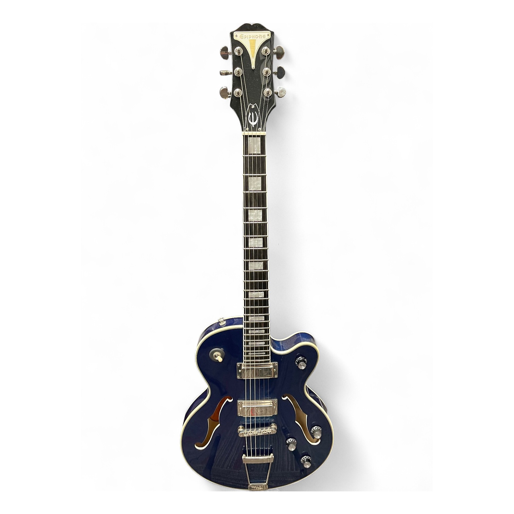Used Epiphone Uptown kat es saphire blue metallic Hollow Body