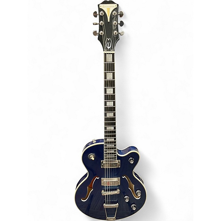 Used Epiphone Uptown kat es saphire blue metallic Hollow Body