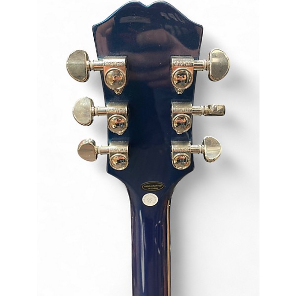 Used Epiphone Uptown kat es saphire blue metallic Hollow Body Electric Guitar